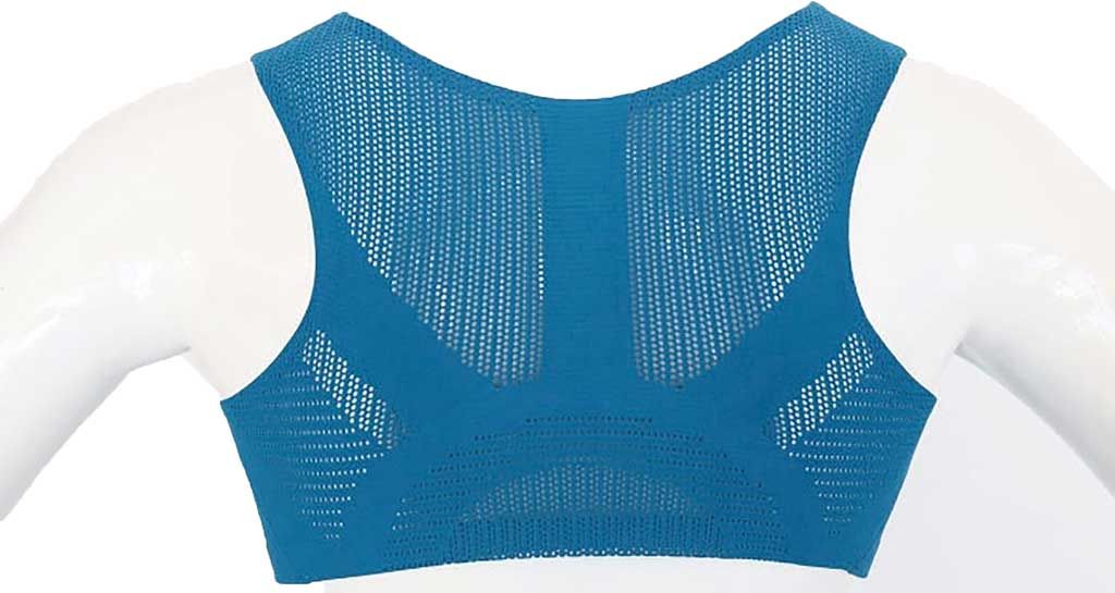 High-speed jacquard raschel machines incorporate patterning that enables a virtually unlimited range of designs to be worked using an electronic guide bar. The computer controls permit rapid lapping changes and long-repeats on pre-made-up fabrics, and also enables functional zones to be incorporated in the fabric. This process allows for movement mapping to be incorporated into seamless garments with knit technology.